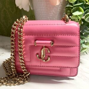 SOLD Excellent Jimmy Choo Micro Lambskin Varenne Shoulder Bag